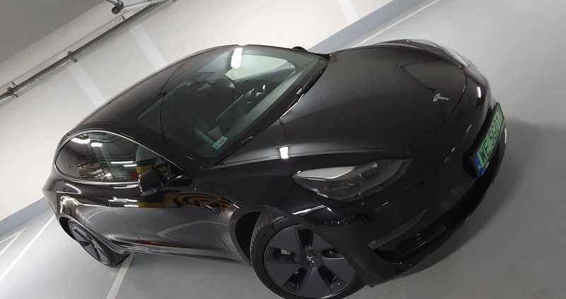 Tesla Model 3 cena 154900 przebieg: 56000, rok produkcji 2021 z Trzcianka małe 191